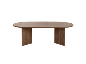 Tavolino da caffè in legno "Sabbia" - 60 x 119 x 40 cm - Noce