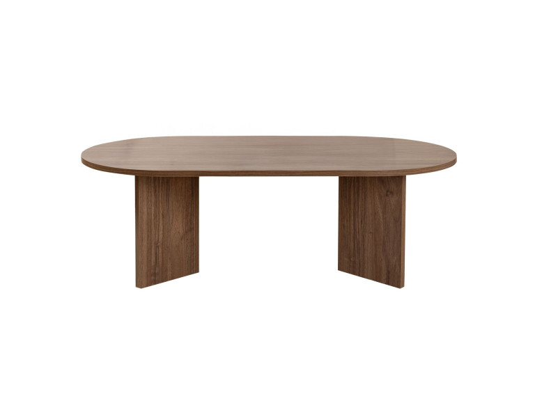 Tavolino da caffè in legno "Sabbia" - 60 x 119 x 40 cm - Noce