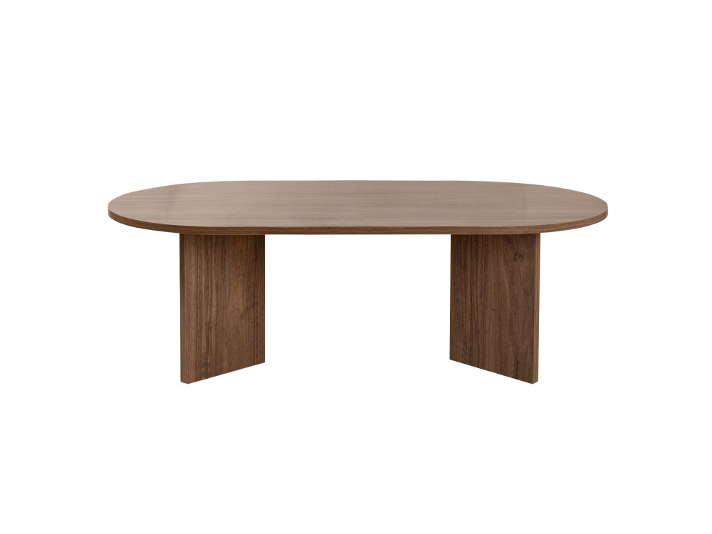 Tavolino da caffè in legno "Sabbia" - 60 x 119 x 40 cm - Noce