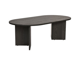 Tavolino da caffè in legno "Sabbia" - 60 x 119 x 40 cm - Nero Chiaro