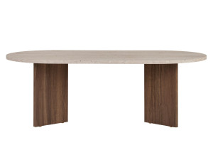 Tavolino in legno "Sable" 119 x 60 x 40 cm - Travertino