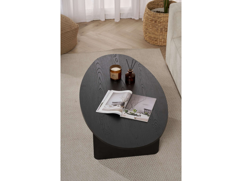 Tavolino in legno "Orba" - 120 x 65 x 40 cm - Legno nero
