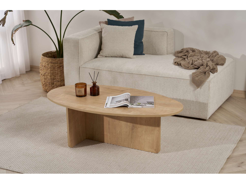 Tavolino in legno "Orba" - 120 x 65 x 40 cm - Rovere