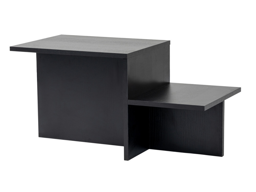 Tavolino in legno "Harmony" 80 x 40 x 40 cm - Legno nero