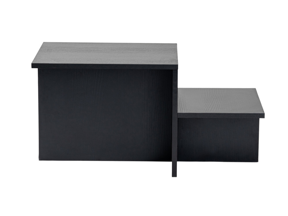 Tavolino in legno "Harmony" 80 x 40 x 40 cm - Legno nero