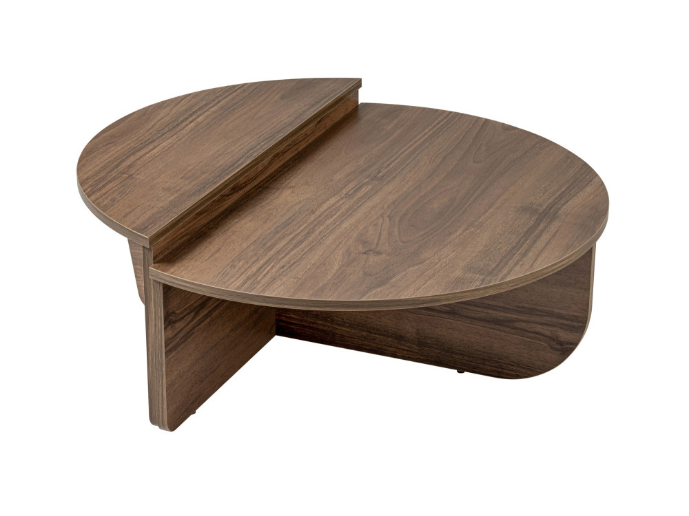 Tavolino da caffè in legno "Orion" - 90 x 60 x 30 cm - Noce