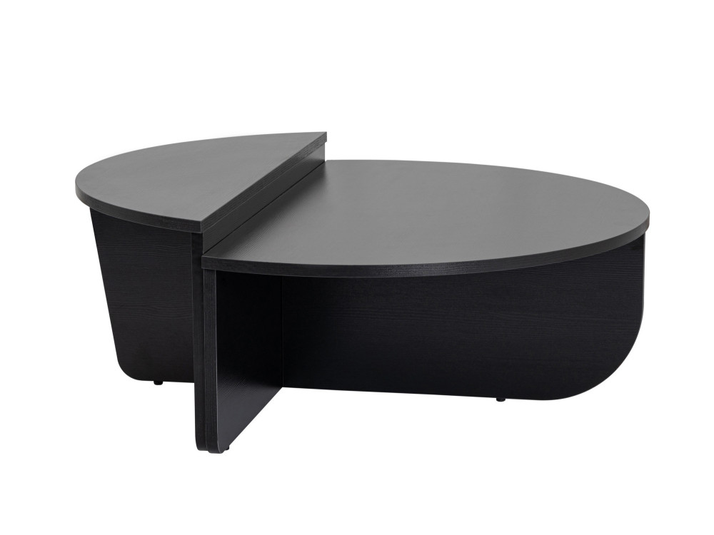 Tavolino da caffè in legno "Orion" - 90 x 60 x 30 cm - Legno nero