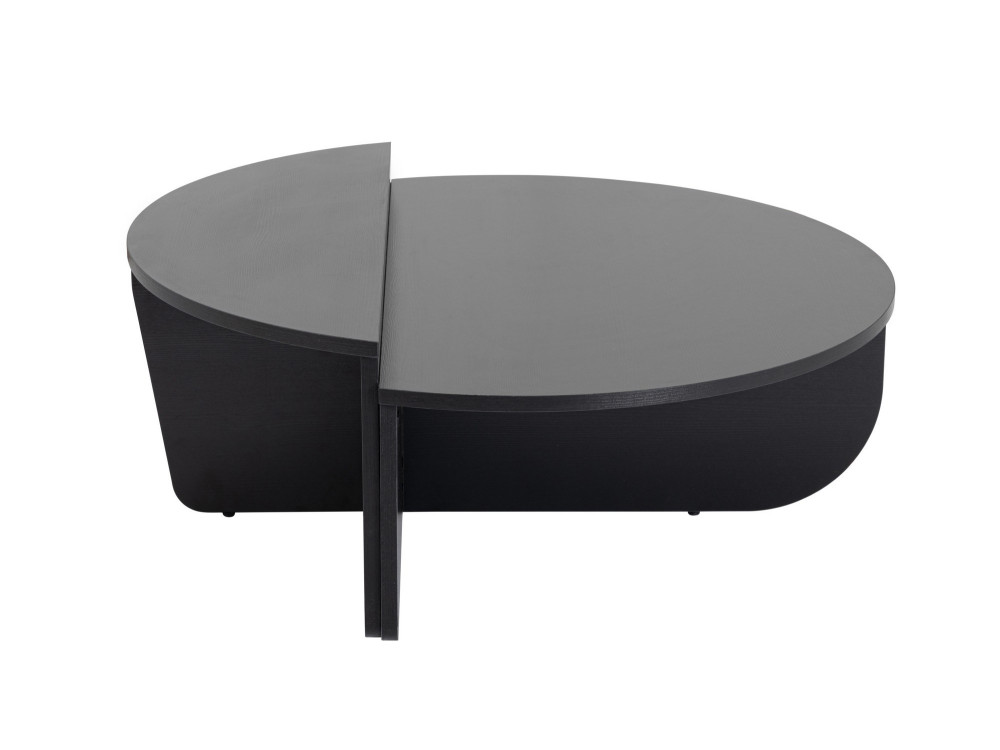 Tavolino da caffè in legno "Orion" - 90 x 60 x 30 cm - Legno nero
