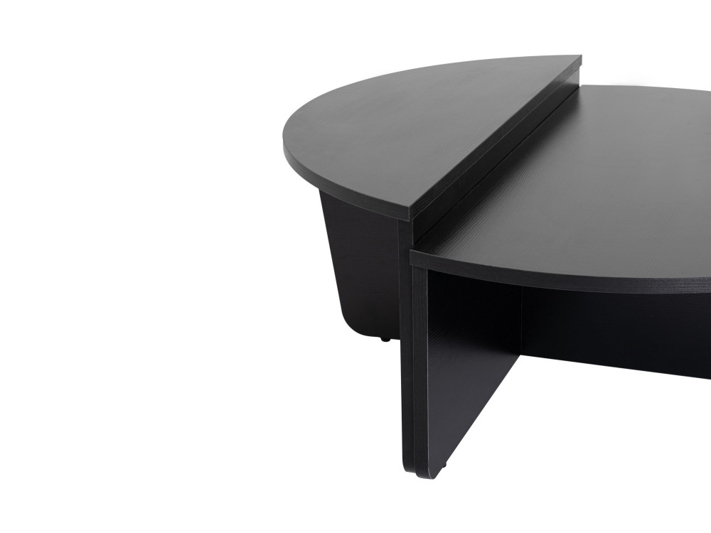 Tavolino da caffè in legno "Orion" - 90 x 60 x 30 cm - Legno nero