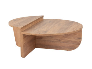 Tavolino da caffè in legno "Orion" - 90 x 60 x 30 cm - Pino atlantico