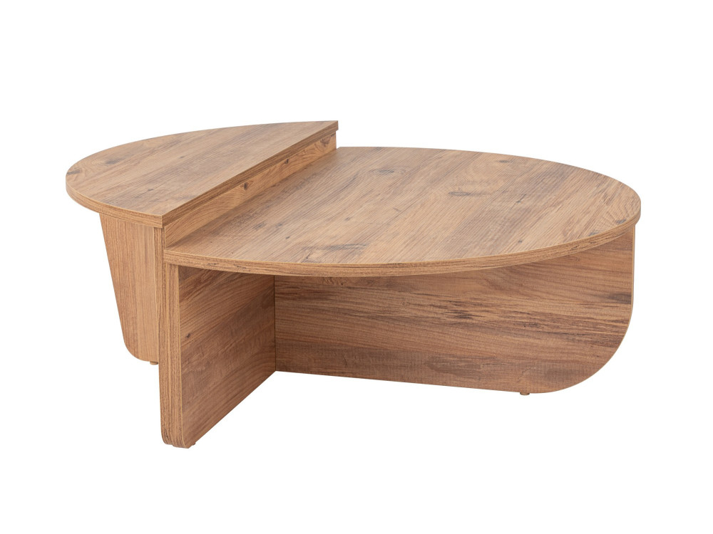 Tavolino da caffè in legno "Orion" - 90 x 60 x 30 cm - Pino atlantico
