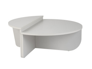 Tavolino in legno "Orion" - 90 x 60 x 30 cm - Bianco