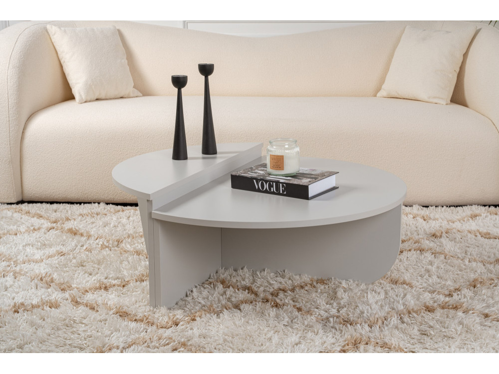 Tavolino in legno "Orion" 90 x 60 x 30 cm - Grigio