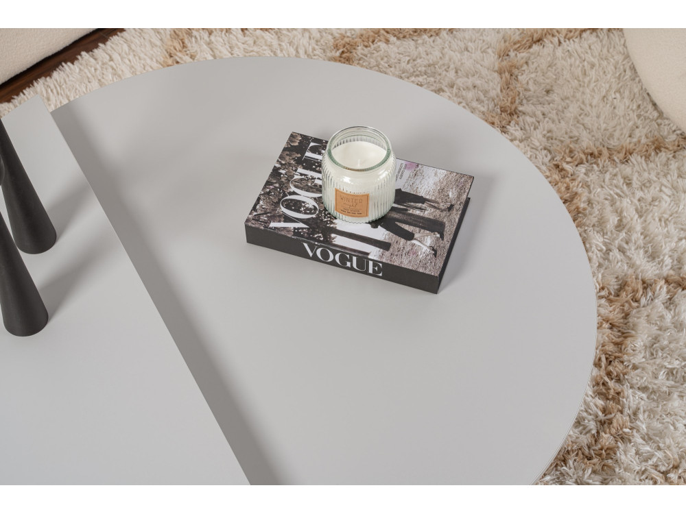 Tavolino in legno "Orion" 90 x 60 x 30 cm - Grigio