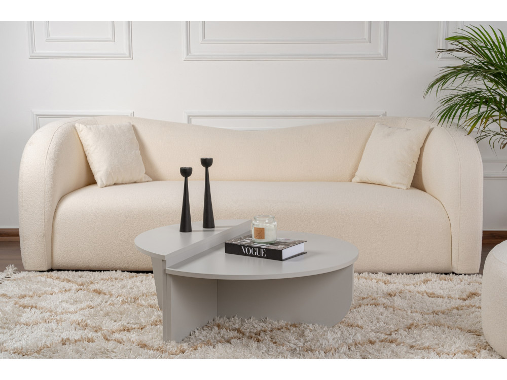 Tavolino in legno "Orion" 90 x 60 x 30 cm - Grigio