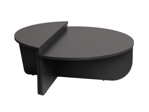 Tavolino in legno "Orion" 90 x 60 x 30 cm - Antracite