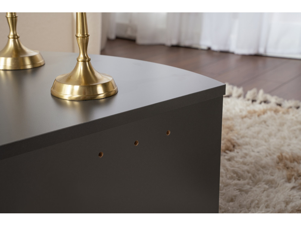 Tavolino in legno "Orion" 90 x 60 x 30 cm - Antracite