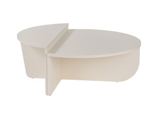 Tavolino in legno "Orion" 90 x 60 x 30 cm - Legno bianco