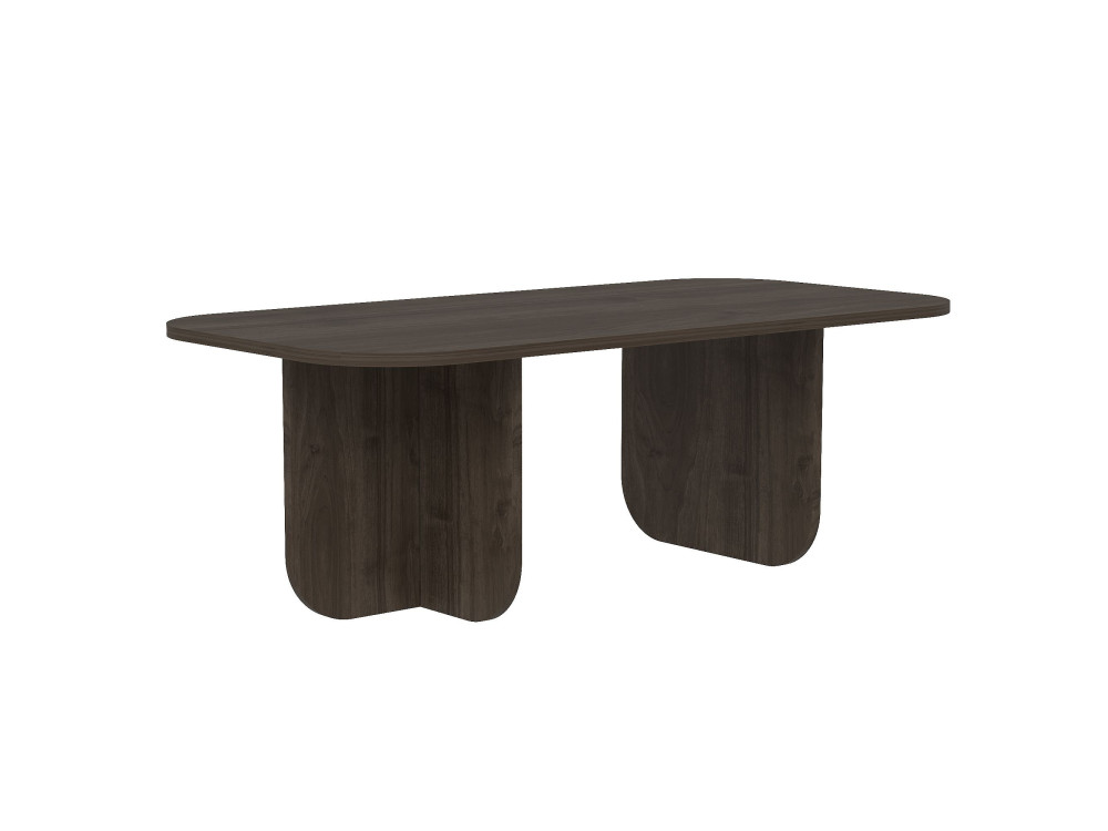 Tavolino in legno "Becaj" - 120 x 60 x 41 cm - Noce