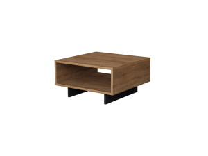 Tavolino da caffè in legno "Hola" - 60 x 60 x 32 cm - Rovere antracite