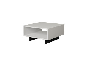 Tavolino in legno "Hola" - 60 x 60 x 32 cm - Bianco