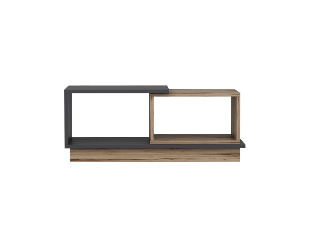 Tavolino in legno "Consept" - 90 x 45 x 36 cm - Grigio antracite