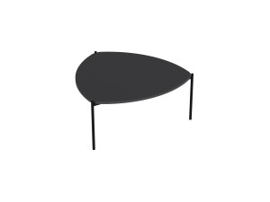 Tavolino in legno "Lenny" - 90 x 89 x 40 cm - Antracite
