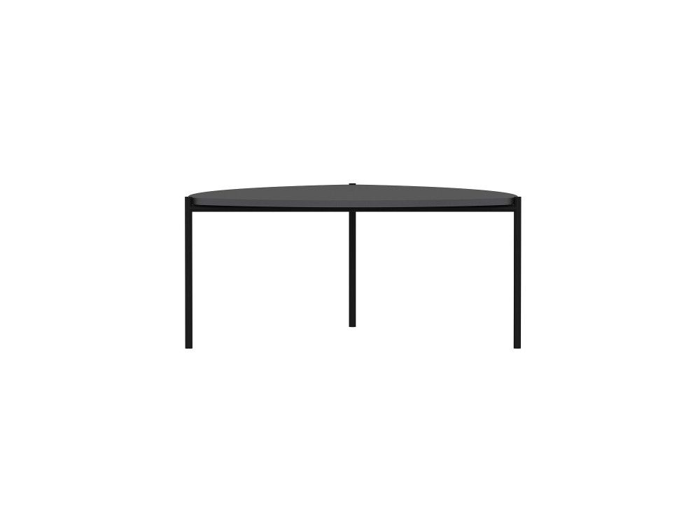 Tavolino in legno "Lenny" - 90 x 89 x 40 cm - Antracite