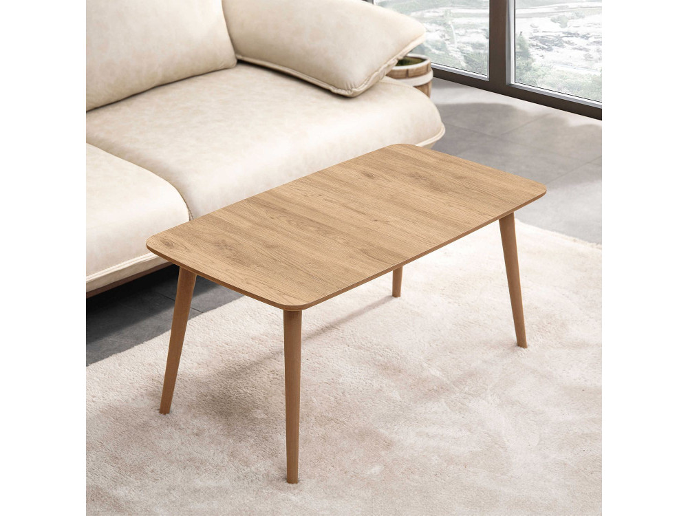 Tavolino in legno "Luci" 100 x 53 x 45 cm - Rovere