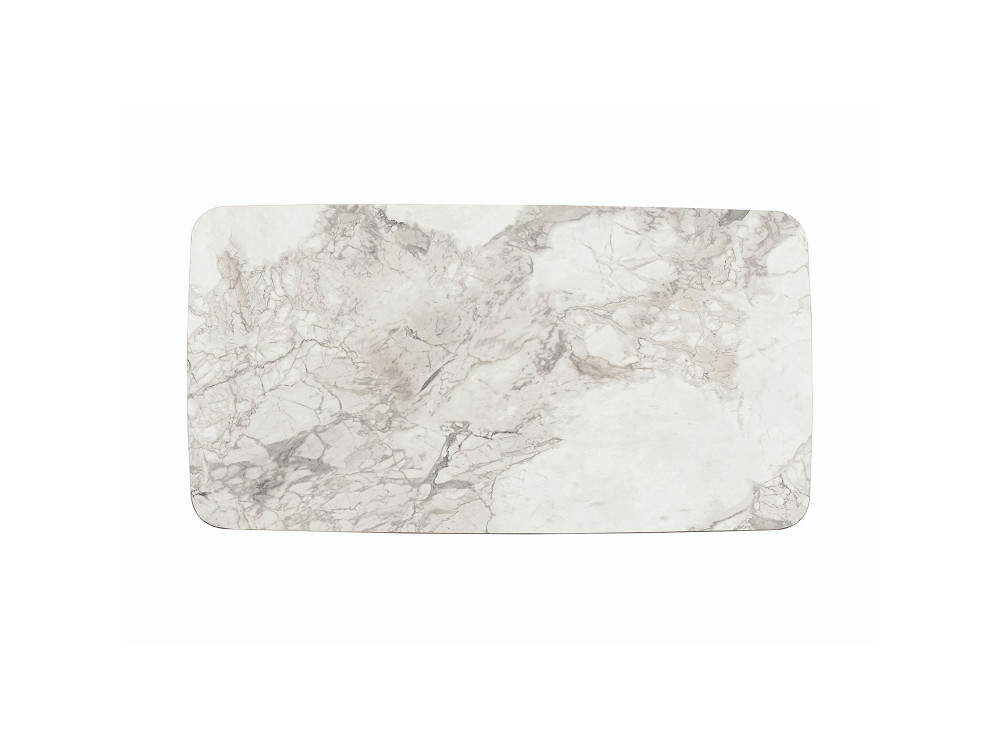 Tavolino in legno "Luci" 100 x 53 x 45 cm - Bianco