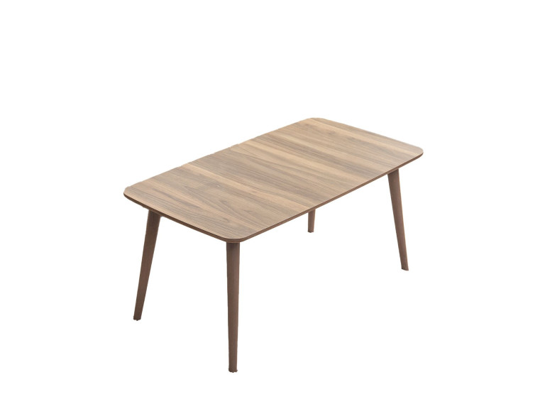 Tavolino in legno "Luci" 100 x 53 x 45 cm - Noce
