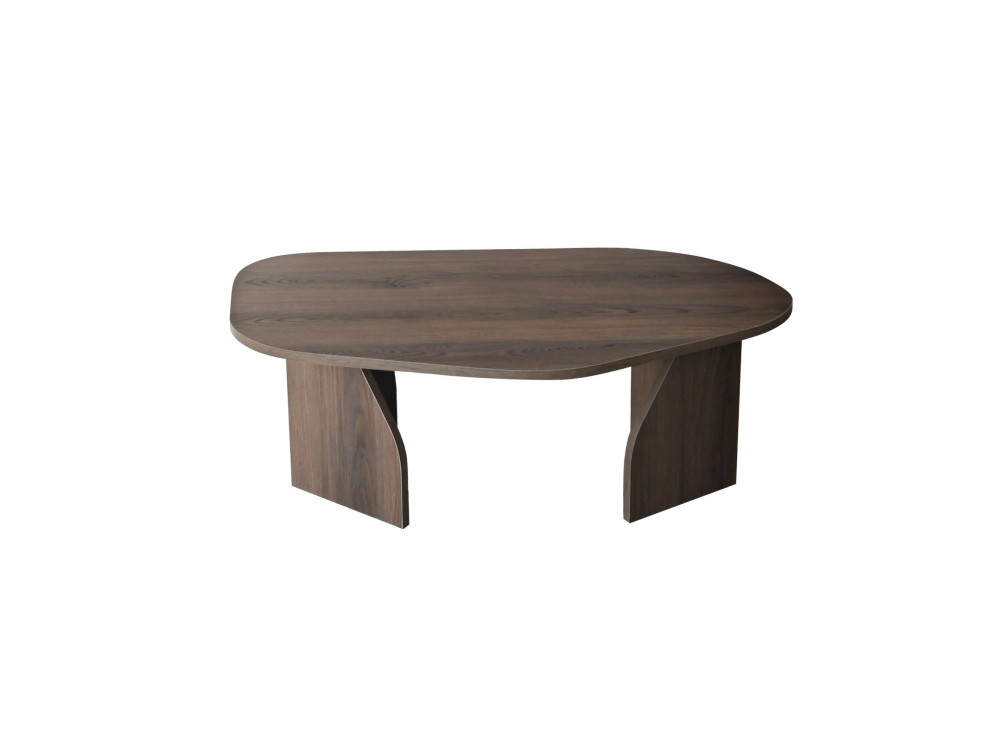 Tavolino in legno "Rock" 100 x 60 x 35 cm - Noce