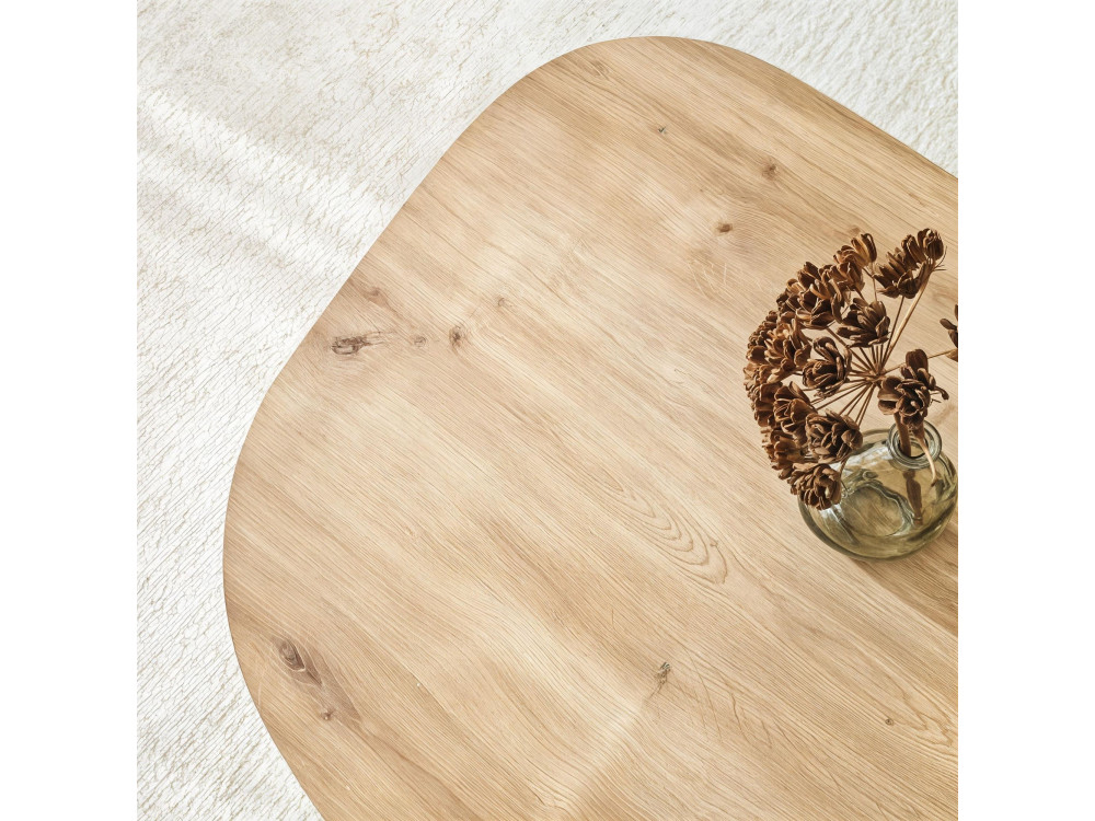 Tavolino in legno "Rock" 100 x 60 x 35 cm - Rovere zaffiro