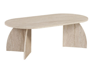 Tavolino in legno "Melina" 120 x 60 x 40 cm - Travertino