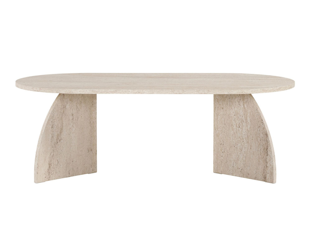 Tavolino in legno "Melina" 120 x 60 x 40 cm - Travertino