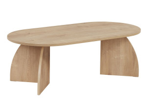 Tavolino in legno "Melina" 120 x 60 x 40 cm - Rovere zaffiro