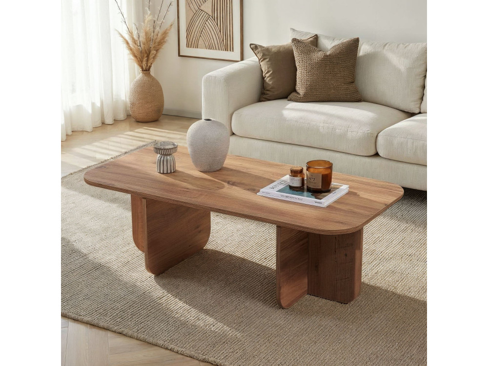 Tavolino in legno "Akira" 120 x 60 x 41 cm - Pino Atlantico