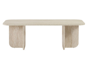 Tavolino in legno "Akira" 120 x 60 x 41 cm - Travertino