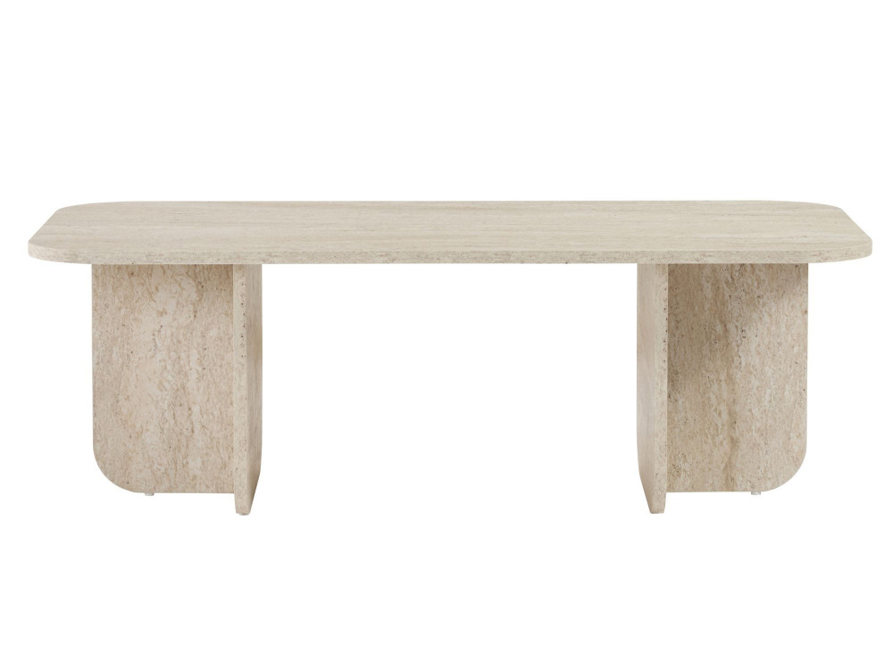 Tavolino in legno "Akira" 120 x 60 x 41 cm - Travertino