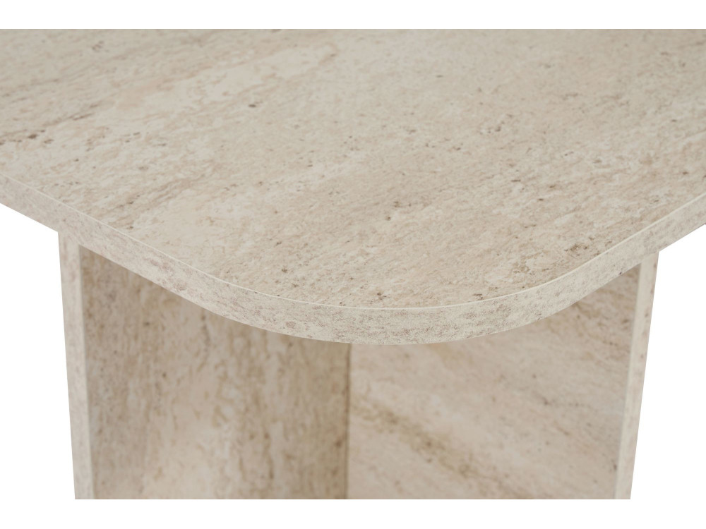Tavolino in legno "Akira" 120 x 60 x 41 cm - Travertino