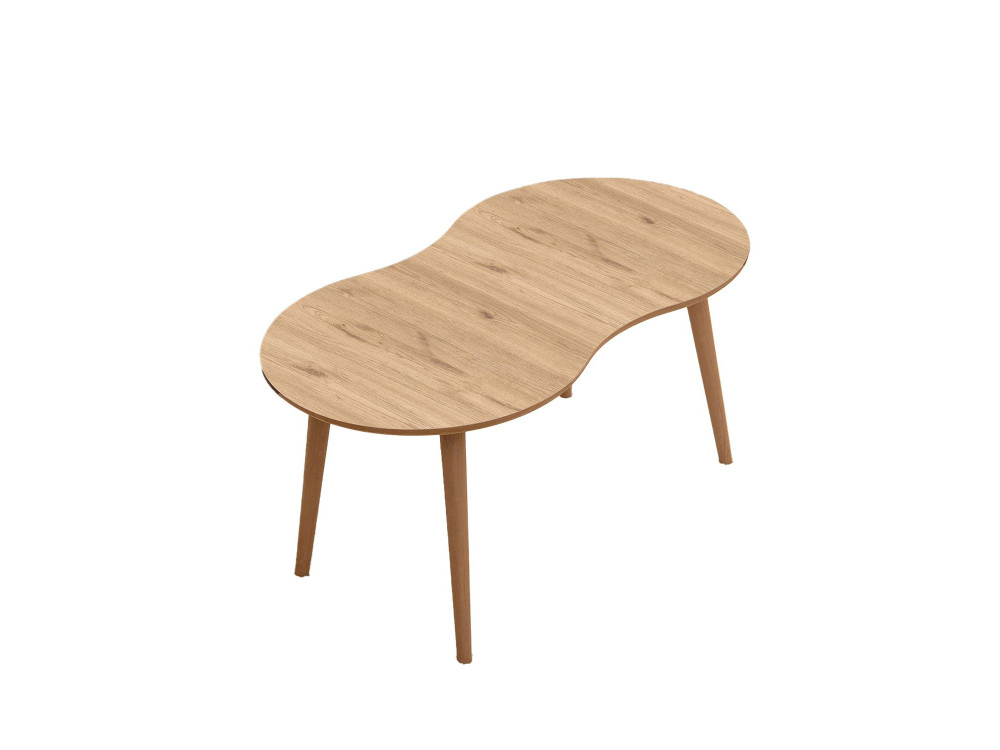 Tavolino in legno "Moon" 99 x 54 x 45 cm - Rovere