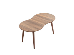 Tavolino in legno "Moon" 99 x 54 x 45 cm - Noce