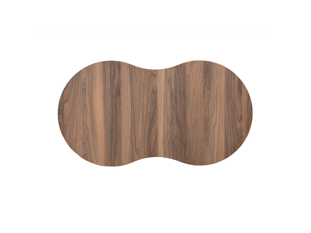 Tavolino in legno "Moon" 99 x 54 x 45 cm - Noce