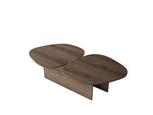 Tavolino in legno "Stones" 125 x 60 x 38 cm - Noce