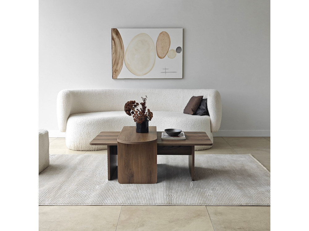 Set di tavolini in legno "Paris" 105 x 60 x 35 cm - Bronzo