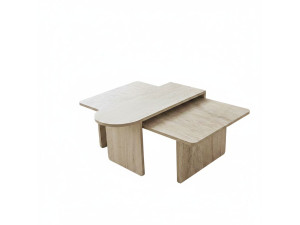 Set di tavolini in legno "Paris" 105 x 60 x 35 cm - Bronzo