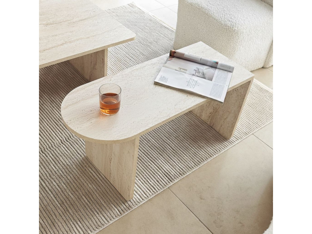 Set di tavolini in legno "Paris" 105 x 60 x 35 cm - Bronzo