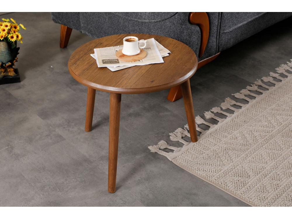 Set di tavolini in legno "Marlo" 100 x 50 x 45 cm - Noce