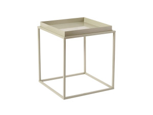 Tavolino in metallo "Koala" 45 x 45 x 52 cm - Taupe