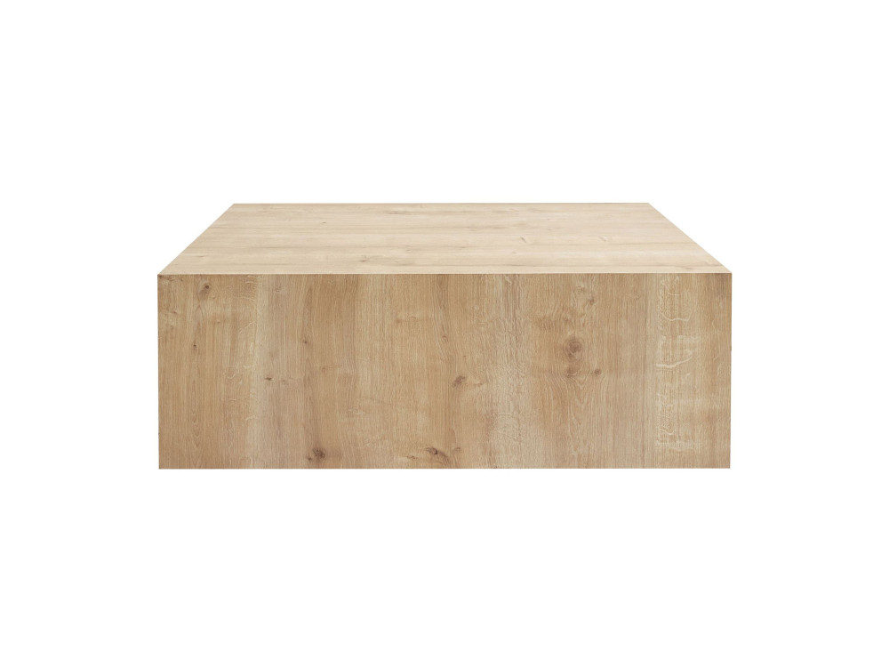 Tavolino "Prizma" in MDF - 90 x 90 x 35 cm - Rovere Zaffiro